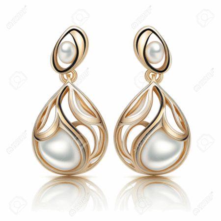 ARETES DE ORO CON PERLAS